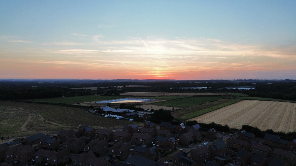 Sunset Horizon in Godalming, Surrey